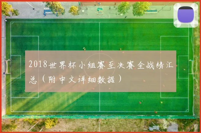 2018世界杯小组赛至决赛全战绩汇总（附中文详细数据）
